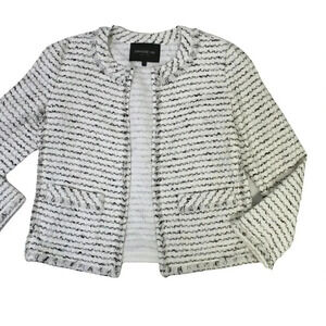 Lafayette 148 New York off white tweed blazer size P small